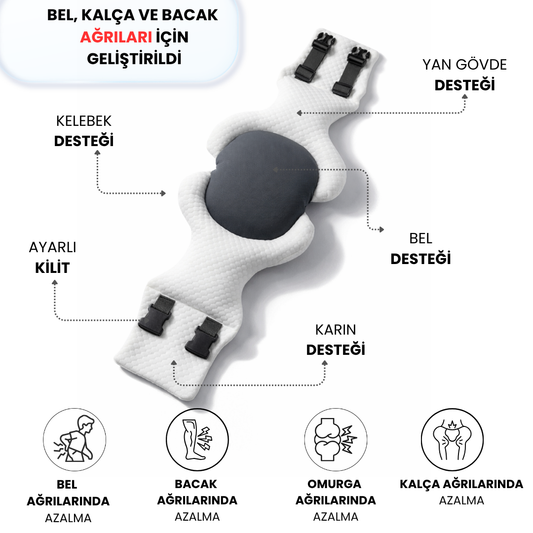 Timoties Modüler Ortopedik Uyku Bel Yastığı